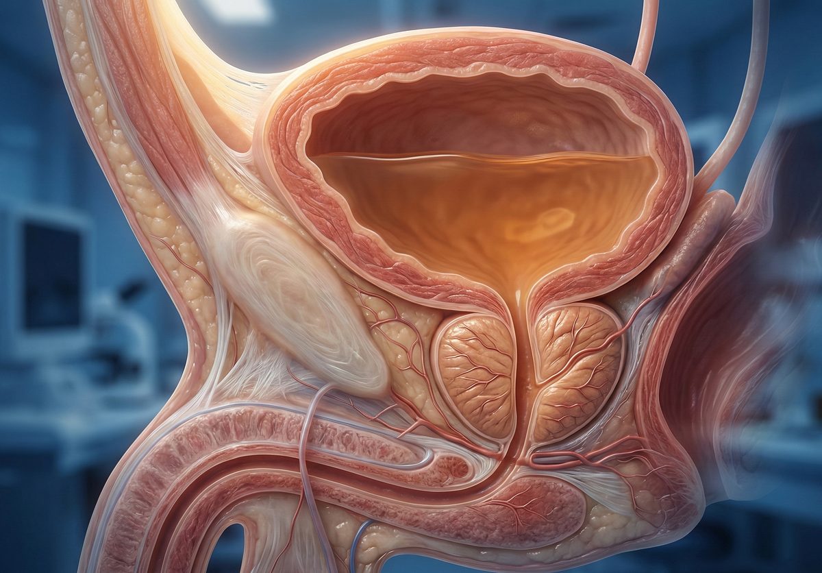 Illustration du système urinaire de l'homme