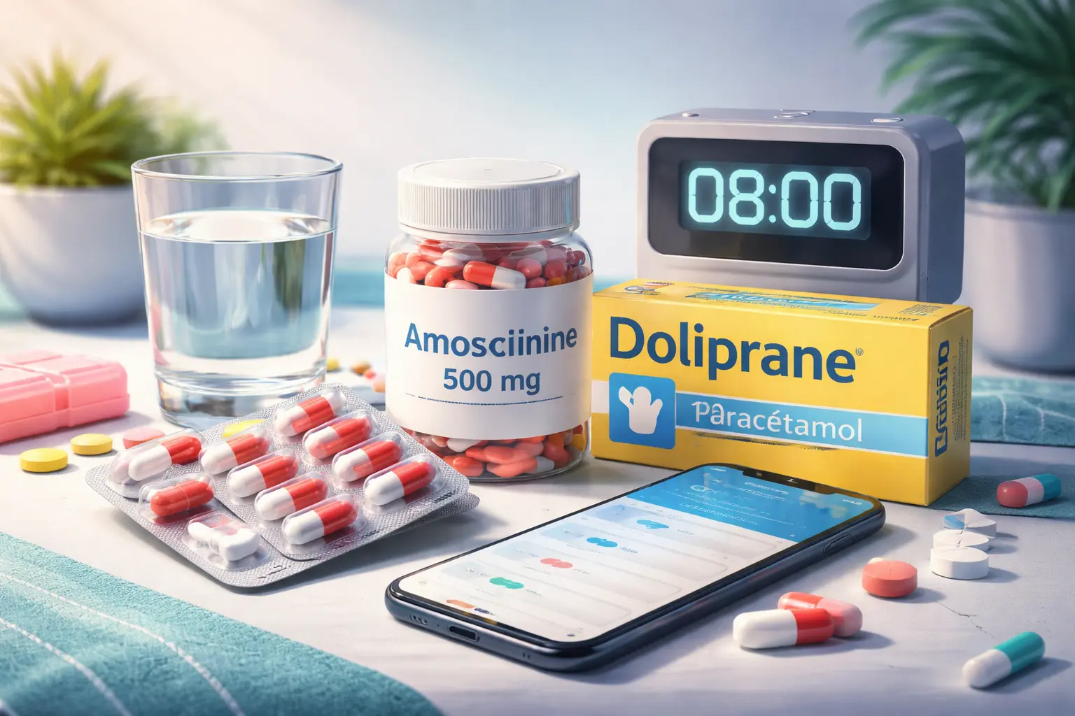 Amoxicilline et Doliprane Conseils pratiques pour la prise conjointe des deux médicaments