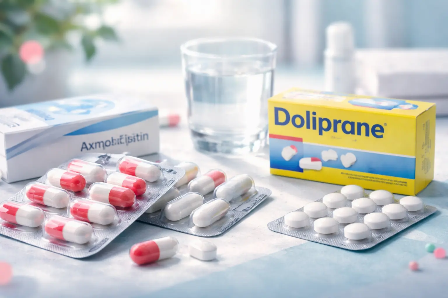 Peut on prendre l'amoxicilline et le Doliprane en même temps