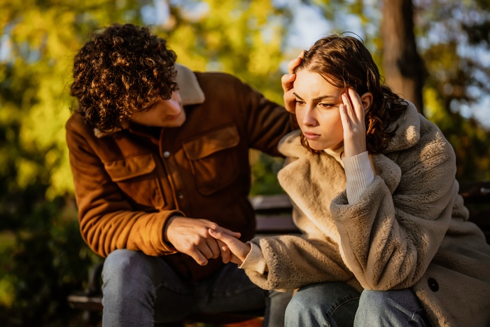 Un couple avec des problèmes