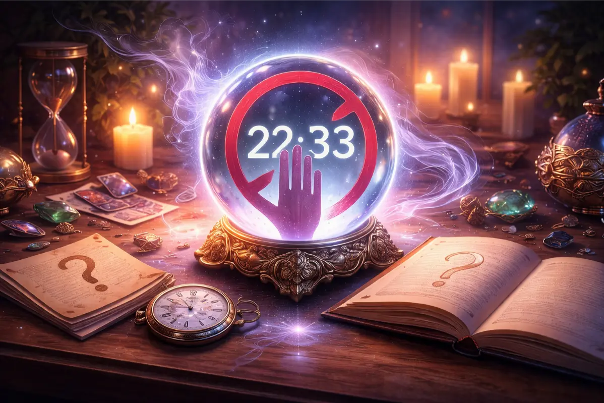 Pourquoi 22h33 n'est PAS une Boule de Cristal