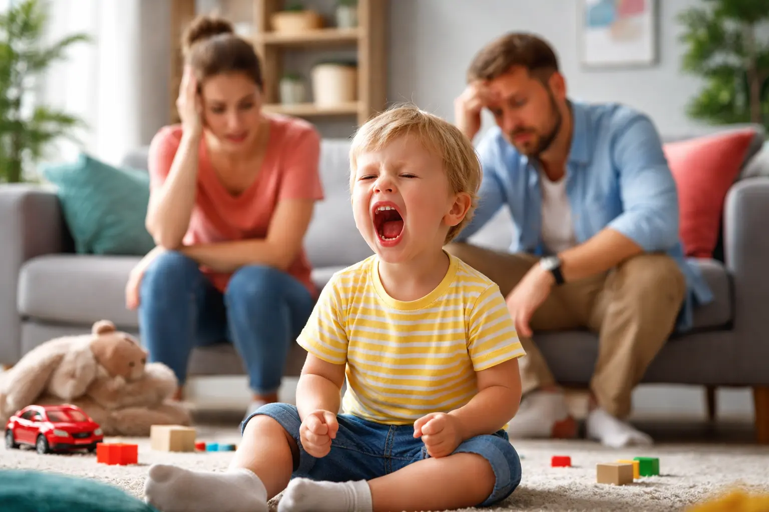 Mon enfant pousse des cris stridents