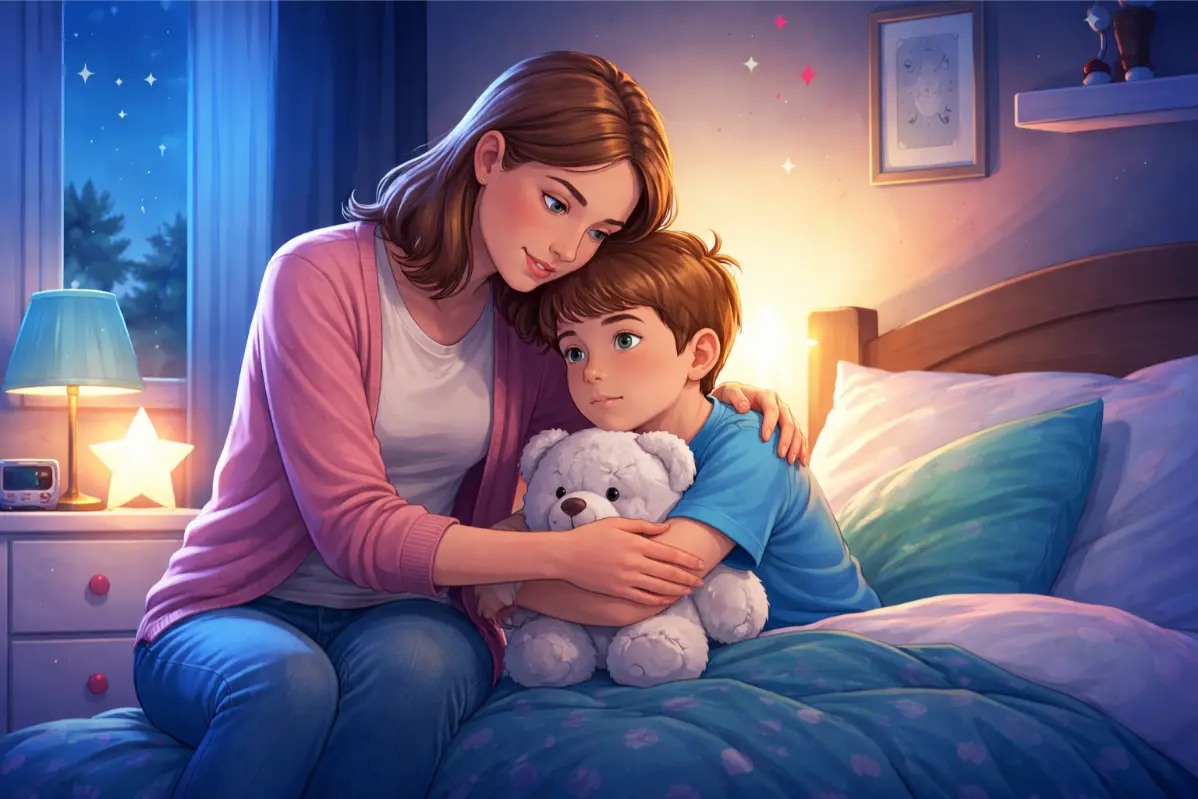 Mon fils de 10 ans a peur de dormir seul