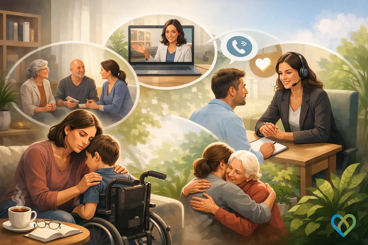 Où trouver du soutien psychologique ou moral en tant que parent aidant