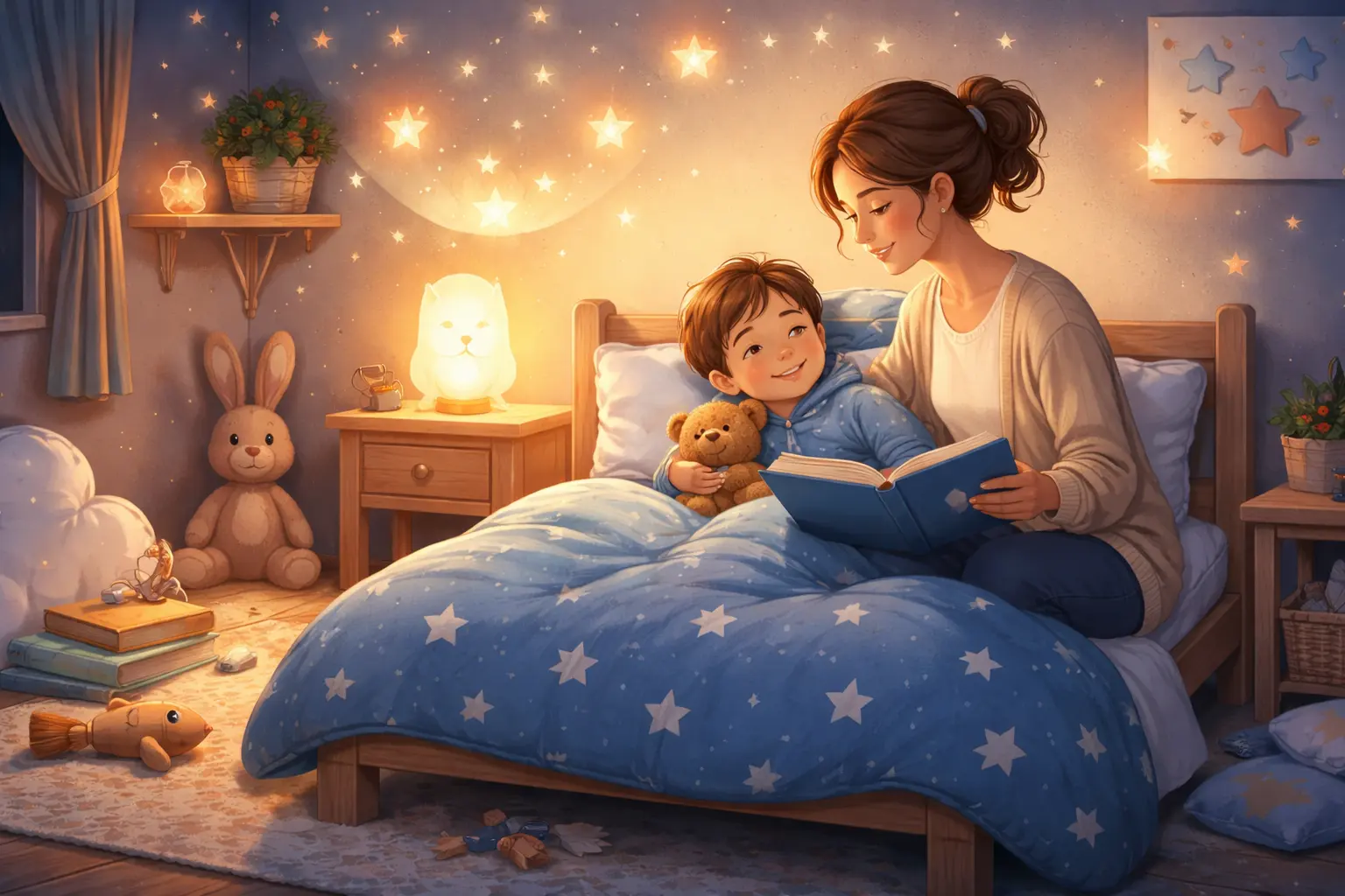 Quelles routines du coucher aident vraiment un enfant à se sentir en sécurité