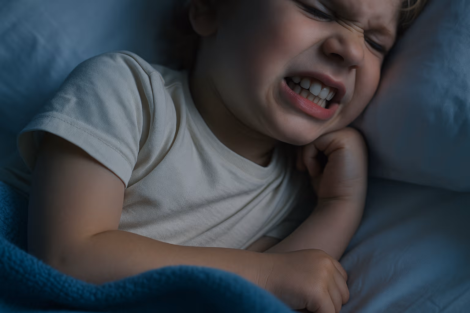 Mon fils de 3 ans grince des dents la nuit