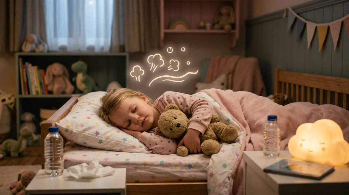 Quelles sont les causes fréquentes de la toux nocturne chez l'enfant ?