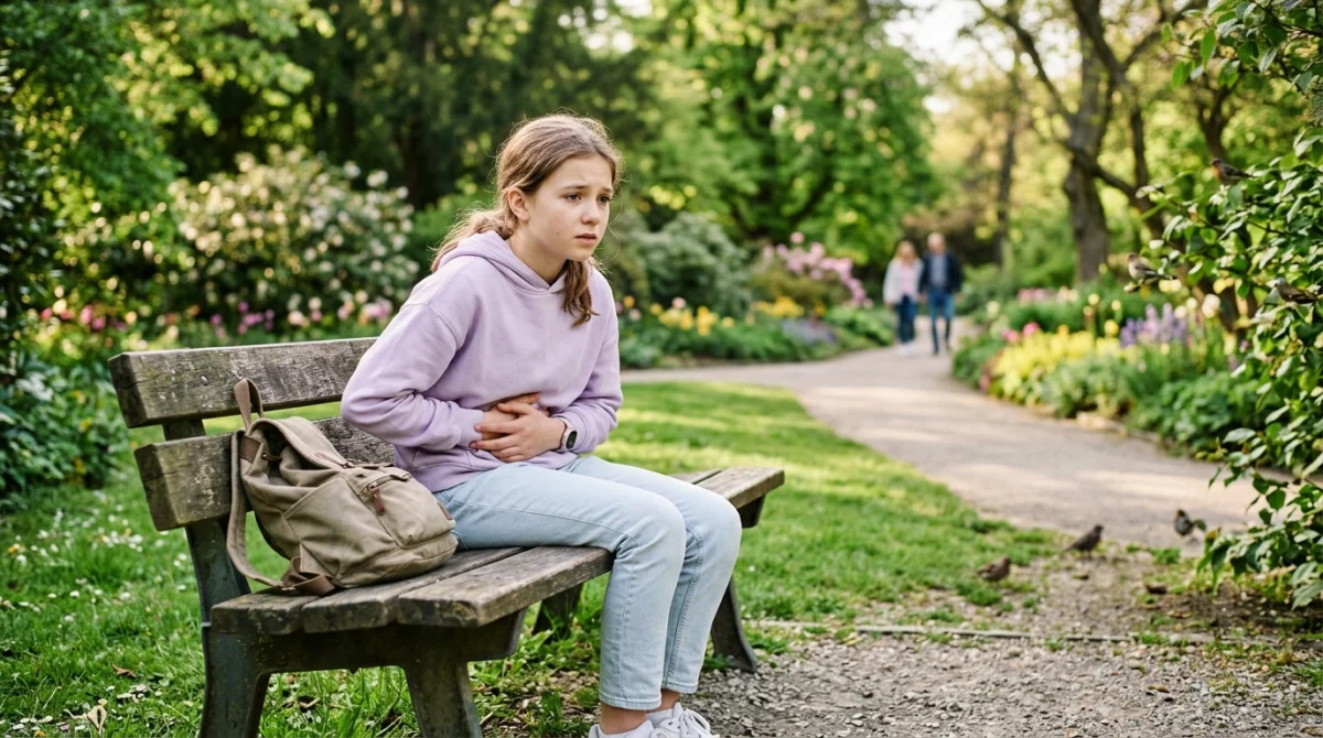 Le stress et l'anxiété peuvent-ils expliquer pourquoi ma fille a mal au ventre tous les jours ?