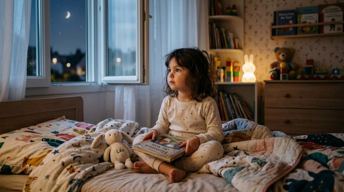 Comment le rythme circadien peut-il impacter le sommeil tardif d'une enfant de 4 ans ?