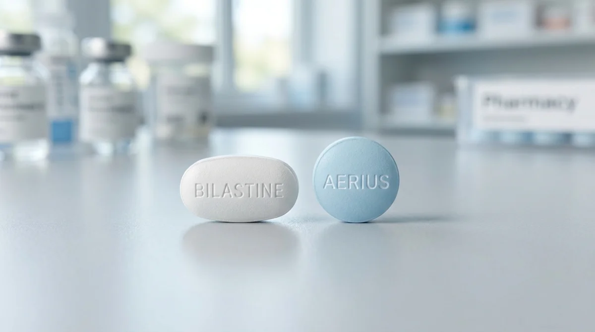 bilastine aerius difference comprimes 74f3